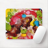 マウスパッドのブラウンのハート マウスパッド (マウス)