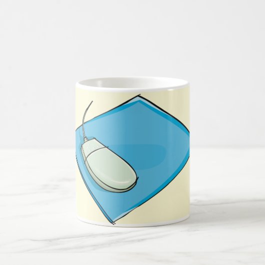 マウスパッドのマグ コーヒーマグカップ (中央)