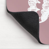 マウスパッドの天使のピンク マウスパッド (コーナー)