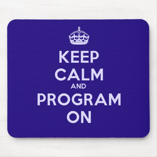 マウスパッドの平静そしてプログラムを保って下さい マウスパッド (正面)