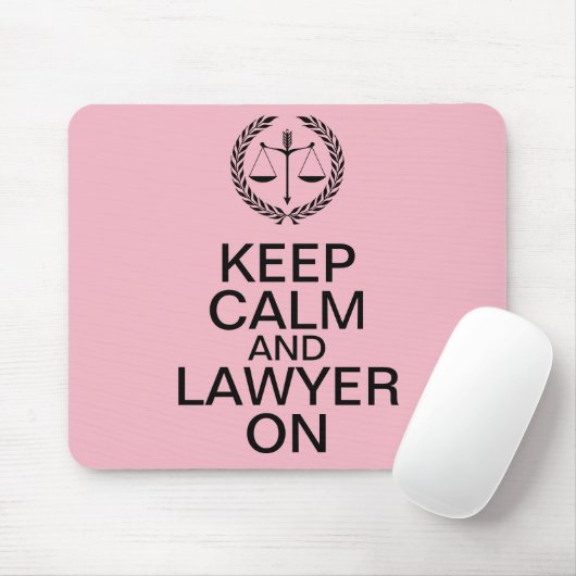 マウスパッドの平静そして弁護士を保って下さい マウスパッド (マウス)