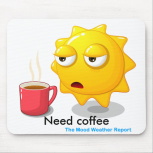 マウスパッドの必要性のコーヒー マウスパッド
