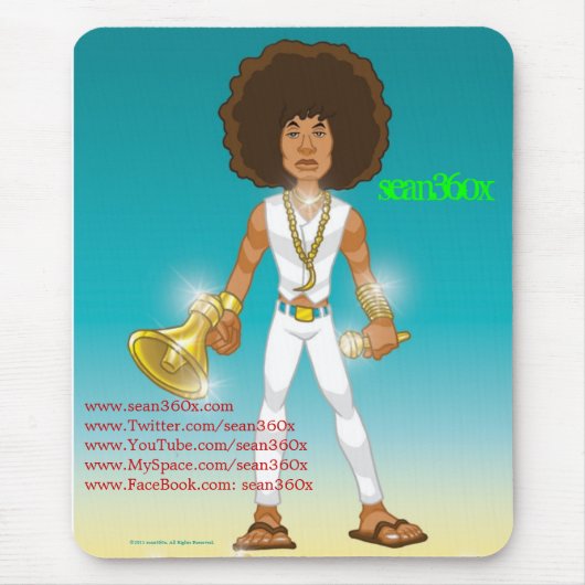 マウスパッドの日本製アニメsean360x マウスパッド (正面)