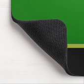 マウスパッドの緑のライムBlackMousemat マウスパッド (コーナー)