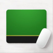 マウスパッドの緑のライムBlackMousemat マウスパッド (マウス)