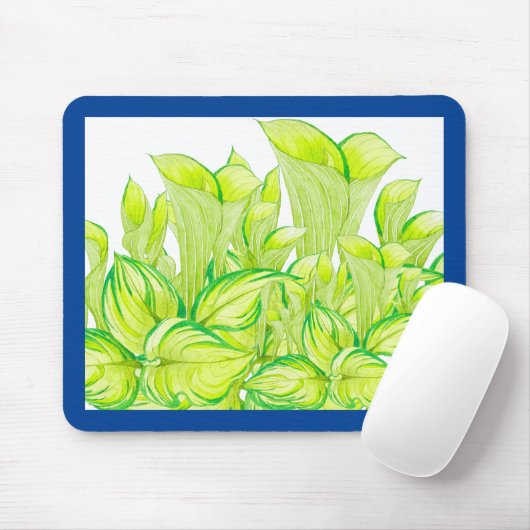マウスパッドの'調和（緑）' マウスパッド (マウス)
