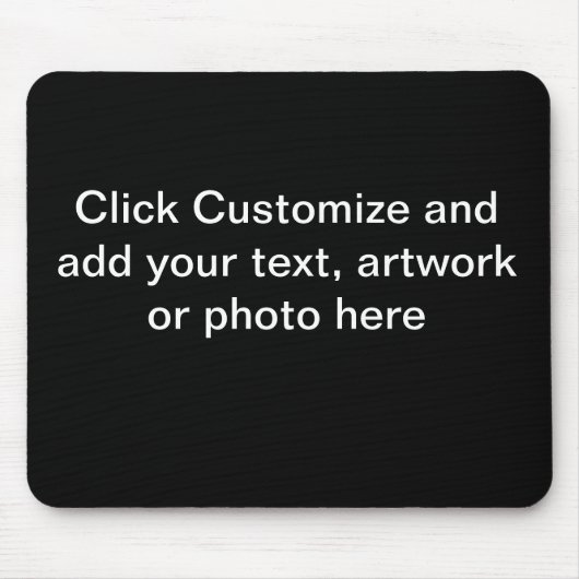 マウスパッドの黒の背景 マウスパッド (正面)