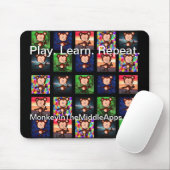 マウスパッドの黒 マウスパッド (マウス)