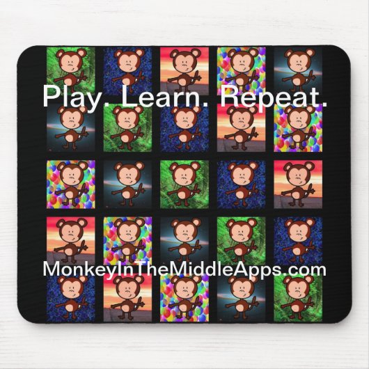 マウスパッドの黒 マウスパッド (正面)