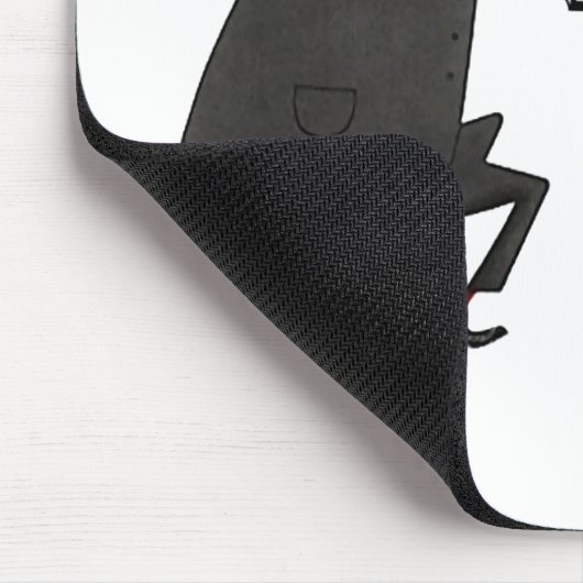 マウスパッドの~のレトロの世紀半ばの眼科医のオフィス マウスパッド (コーナー)