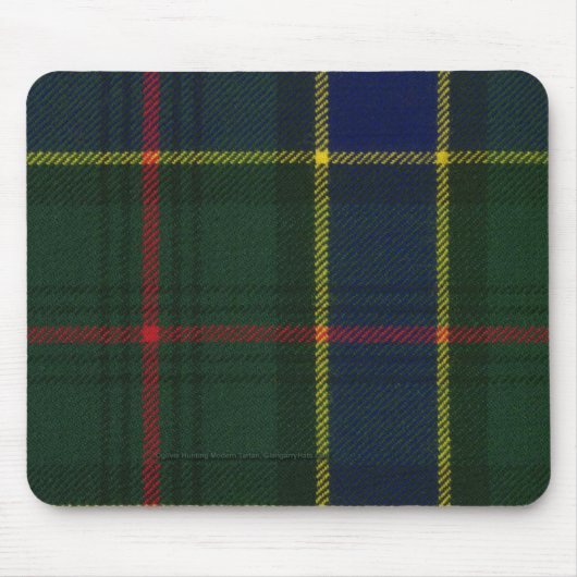 マウスパッドのOgilvieの狩りのモダンのタータンチェック マウスパッド (正面)