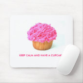 マウスパッドは、平静を保ち、カップケーキを食べます マウスパッド (マウス)