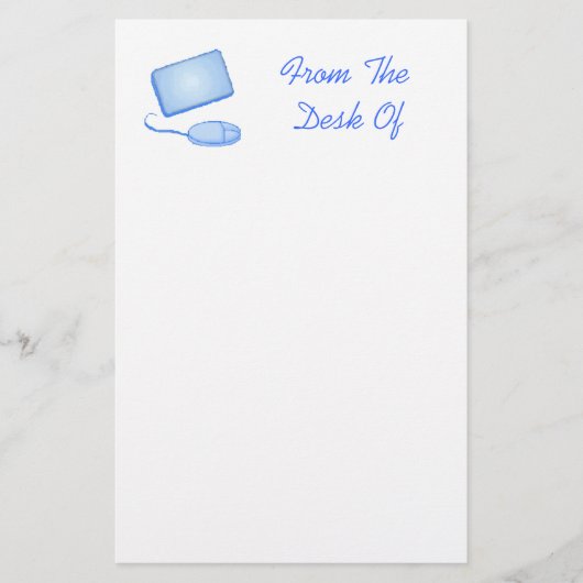 マウスパッドひな形 便箋 (正面)