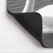 マウスパッドまたはマウスマット – 白黒白白鳥 マウスパッド (コーナー)