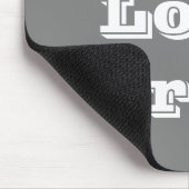 マウスパッドアイラブグレー マウスパッド (コーナー)