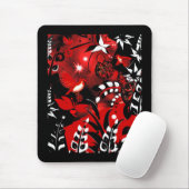 マウスパッドアジアフローラレッドバード マウスパッド (マウス)
