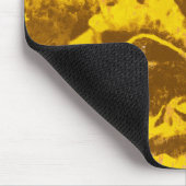 マウスパッドイエローローズウォーター色 マウスパッド (コーナー)