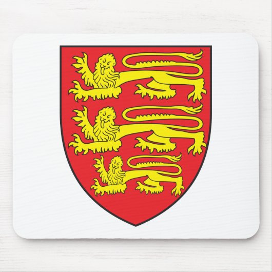 マウスパッドイギリスの紋章付き外衣 マウスパッド (正面)