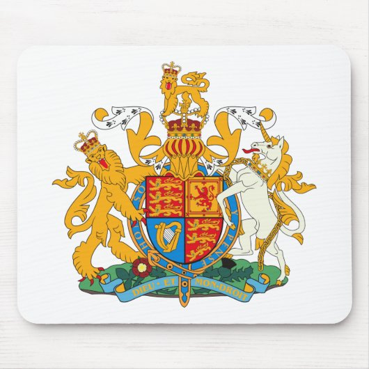 マウスパッドイギリス紋章付き外衣 マウスパッド (正面)
