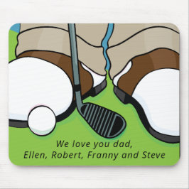 マウスパッドゴルファーがグリーン マウスパッド