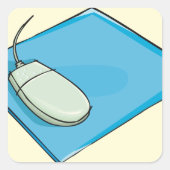 マウスパッドシール スクエアシール (正面)