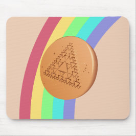 マウスパッドダゴナ多重三角形 – 側面 マウスパッド