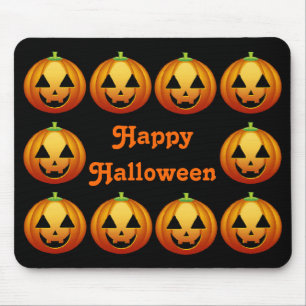 マウスパッドハッピーハローウィンカボチャ マウスパッド