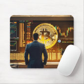マウスパッドビットコインのロゴデザイン マウスパッド (マウス)