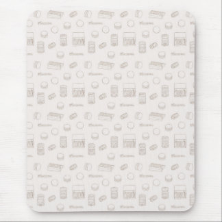 マウスパッドマカロンラインアート マウスパッド