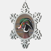 マウスパッドメタルオーナメント スノーフレークピューターオーナメント (右)