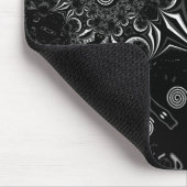 マウスパッドモダンアート白黒2 マウスパッド (コーナー)