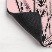 マウスパッドヴィンテージアートピンクポピー マウスパッド (コーナー)