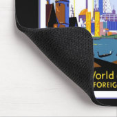 マウスパッドヴィンテージトラベルシカゴ1934 マウスパッド (コーナー)