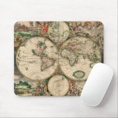 マウスパッドヴィンテージ世界地図1689 マウスパッド (マウス)