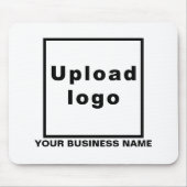 マウスパッド上のビジネス名とロゴ マウスパッド (正面)