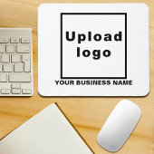 マウスパッド上のビジネス名とロゴ マウスパッド