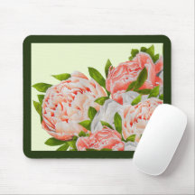 マウスパッド上の各種の牡丹