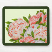 マウスパッド上の各種の牡丹 マウスパッド (正面)