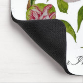 マウスパッド上の新芽の牡丹 マウスパッド (コーナー)