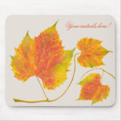 マウスパッド上のDotty Spotty秋 マウスパッド (正面)