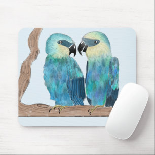 マウスパッド上のSpix's Macaws マウスパッド