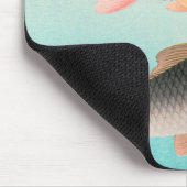 マウスパッド日本の鯉泳ぎプリント マウスパッド (コーナー)