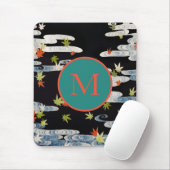 マウスパッド水および葉マウスパッ日本のドカスタムイニシャル マウスパッド (マウス)