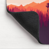 マウスパッド用の素晴らしい「FireWatch」デザイン マウスパッド (コーナー)