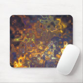 マウスパッド紫イエロージェムストーンパターン マウスパッド (マウス)