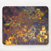 マウスパッド紫イエロージェムストーンパターン マウスパッド (正面)