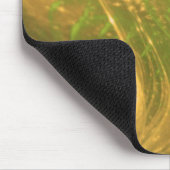 マウスパッド緑黄非対称フラクタル マウスパッド (コーナー)