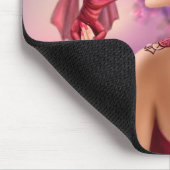 マウスパッド美しいファンタジー女王及びドラゴン マウスパッド (コーナー)