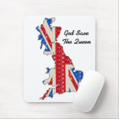 マウスパッド英国国旗救神女王 マウスパッド (マウス)
