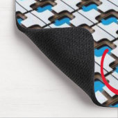 マウスパッド青灰色 マウスパッド (コーナー)